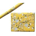 aakar Pack Of 5 Gift Wrapping Paper Sheets, Paper Gift Wrap For Birthday (Pack Of 5, Mustard Crush)