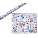 Aakar Pack of 5 Multicolor Floral Gift Wrapping Paper Sheets | 29 x 19 Inches | Matt Finish | 90 GSM Sheets | Ideal for Home Decor, Birthday, Wedding, Anniversary, Christmas &amp; Festive Occasions (Birds &amp; Paisley)