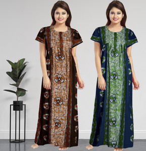 AakarShana Women Nighty Set