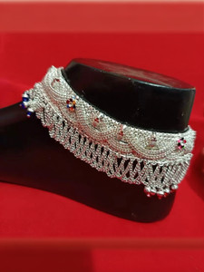 aamna brass anklet