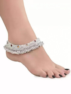 aamna brass anklet