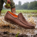 Aanbaan mens waterproof shoes for farmers use