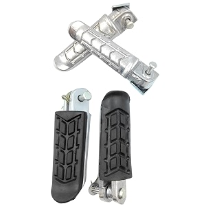 footrest for tvs apache rtr 160180 footpegs for motorcyle rtr apache front and rear set of 4