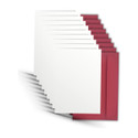 AanyaCentric Blank White Folded Card Stock 2.9x4.1 inch with Premium Red Envelopes Post  Card