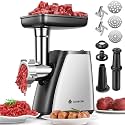 Meat Grinder Electric, 2800W Max Mincer Sausage Stuffer, Kubbe