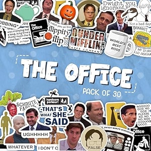 the office laptopmobile sticker decals - pack of 50  vinyl stickers  matte finish