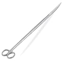 AAProTools Fish Aquarium Cleaner Kelly Scissors Curved 18" Extra Long Handle Sharp/Sharp Stainless Steel Instruments