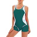 AARAM Stylish Premium Women's One Piece Swimsuit with Cover Ups Wrap Skirt Sarong Retro Floral Print Monokini Tummy Control Swimwear, Printed Swimming Costume for Women Beach Wear