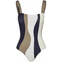 AARAM Stylish Premium Women's One Piece Swimsuit with Cover Ups Wrap Skirt Sarong Retro Floral Print Monokini Tummy Control Swimwear, Printed Swimming Costume for Women Beach Wear
