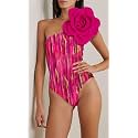 AARAM Stylish Premium Women's One Piece Swimsuit with Cover Ups Wrap Skirt Sarong Retro Floral Print Monokini Tummy Control Swimwear, Printed Swimming Costume for Women Beach Wear