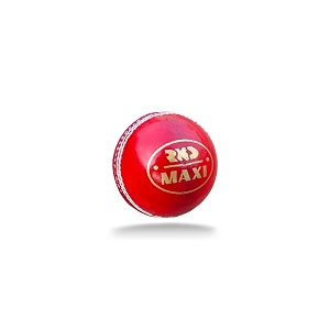 Aarav Leather Ball 4 Piece Red Cricket