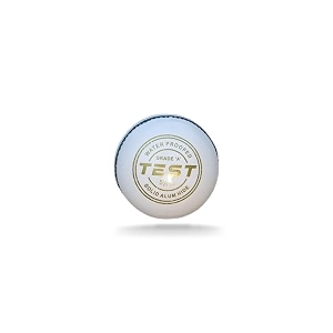 Aarav Leather Ball 4 Piece White Cricket