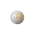 Aarav Leather Ball 4 Piece White Cricket