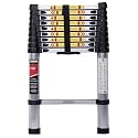 Aardwolf Quickfit Premium Hexagonal Coupling Design 2.9M/9.5 FT | 10 Step Telescopic Aluminum Ladder | 150kg Load Capacity| 2-Year Warranty | Easy-to-Fix DIY Design with Replaceable Parts
