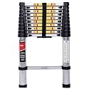 Aardwolf Quickfit 5+5 Step Heavy Duty Aluminium Telescopic Ladder (A Type 1.9M+1.9M/6.2FT+6.2FT) 3.8M/10 Step | Foldable for Home, DIY, Professional, Industrial Use | 150 Kg Capacity