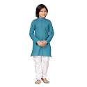 Aarika Boy's Cotton Solid Regular Tunic Shirt