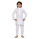Aarika Boys White Color Kurta Pyjama Set