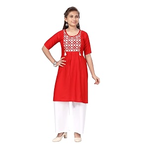 aarika girls kurti palazzo set