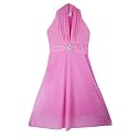 Aarika Girls' Self Design Birthday Special Frock Light-Pink