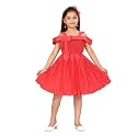 Aarika Girl39s Silk Fit and Flare Knee-Length
