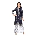 Aarika Girl's Cotton Printed Kurti Palazzo Set