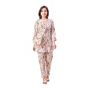 Aarika Girls Casual Wear Beige Colour Leaf