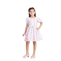 Aarika Girls Casual Wear Blue Colour Floral
