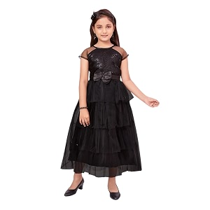 Aarika Girls Fit And Flare Maxi Gown