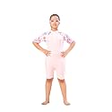 Aarika Girls Sports Wear Black-Green Colour Solid