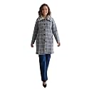 Aarika Womens Winter Wear Grey Colour Abstract