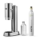 Aarke Carbonator Pro - Sparkling Water Maker &amp; CO2 Cylinder, Stainless