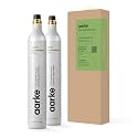 Aarke CO2 Refill Cylinders for Screw-in Sparkling Water Makers, 2-Pack