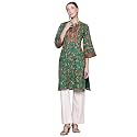 Aarke Ritu Kumar Green Dandelion Kurta