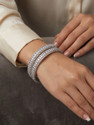 aarnaa Alloy Silver Bangle Set