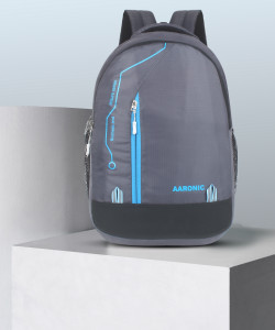 aaronic large 35 l laptop backpack 009 large spacy unisex grey blue