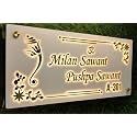Aarushi Creations Acrylic Customized Home Door Name