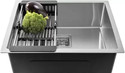 Aarvik 24x18 Stainless Steel Black Single Under