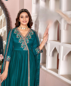 Aarya Fashion Embroidered Anarkali Kurta Bottom