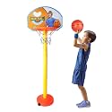 AASA Kids Sports Accessories for Home and School Use, Table Tennis Racquet Set for Return Gift Item for Kids,Multi Color (Basket Ball Set)