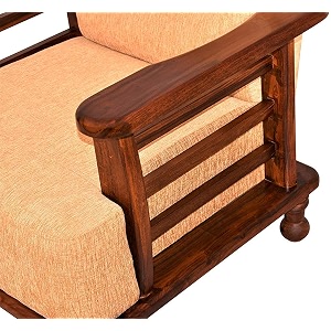 aasaliya art solid sheesham wood sofa set 1 seater  wooden sofa set  single seater sofa sets  sofa sets for living room  one seater sofa set for office amp lounge  rosewood dark brown finish