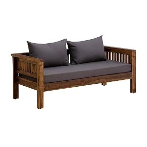 aasaliya art solid sheesham wood sofa set 2 seater  wooden sofa couch  2 seater sofa sets  sofa sets for living room  two seater sofa set for office amp lounge  rosewood teak finish