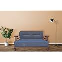 AASALIYA Art Solid Sheesham Wood Sofa Set 2 Seater | Wooden Sofa Couch | 2 Seater Sofa Sets | Sofa Sets for Living Room | Two Seater Sofa Set for Office &amp; Lounge | Rosewood, Natural