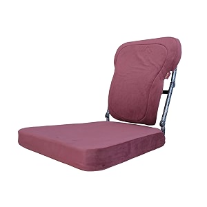 back stretching externo meditation upanishad chair multi-level lumbar support stretcher spinal lower and upper muscle pain relief- marronnon toxicfree electrosmog protection chip