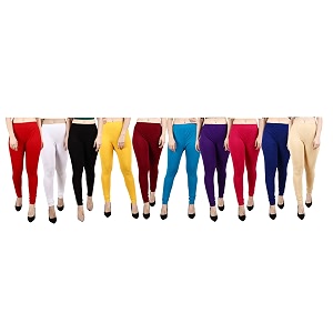 Womens Plus Size Relaxed Fit Cotton Leggings