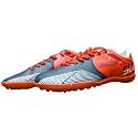 AASHRAY Classic Leather Football Shoes For Indoor Ground &amp; Turf (Red/Black, numeric_5)