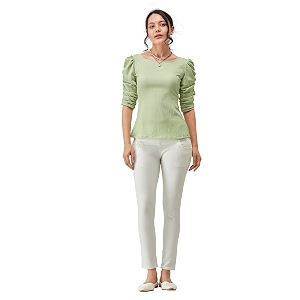 AASK Casual Solid Women Top