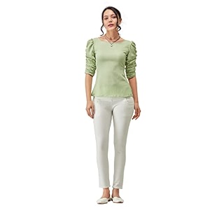 AASK Casual Solid Women Top
