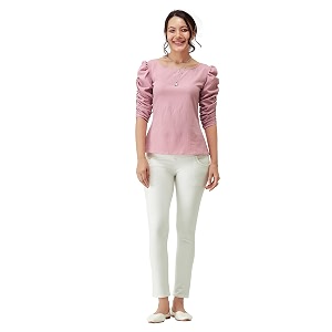 AASK Casual Solid Women Top