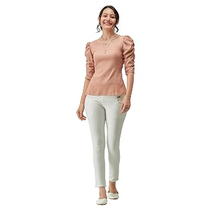 AASK Casual Solid Women Top