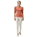 AASK Casual Solid Women Top